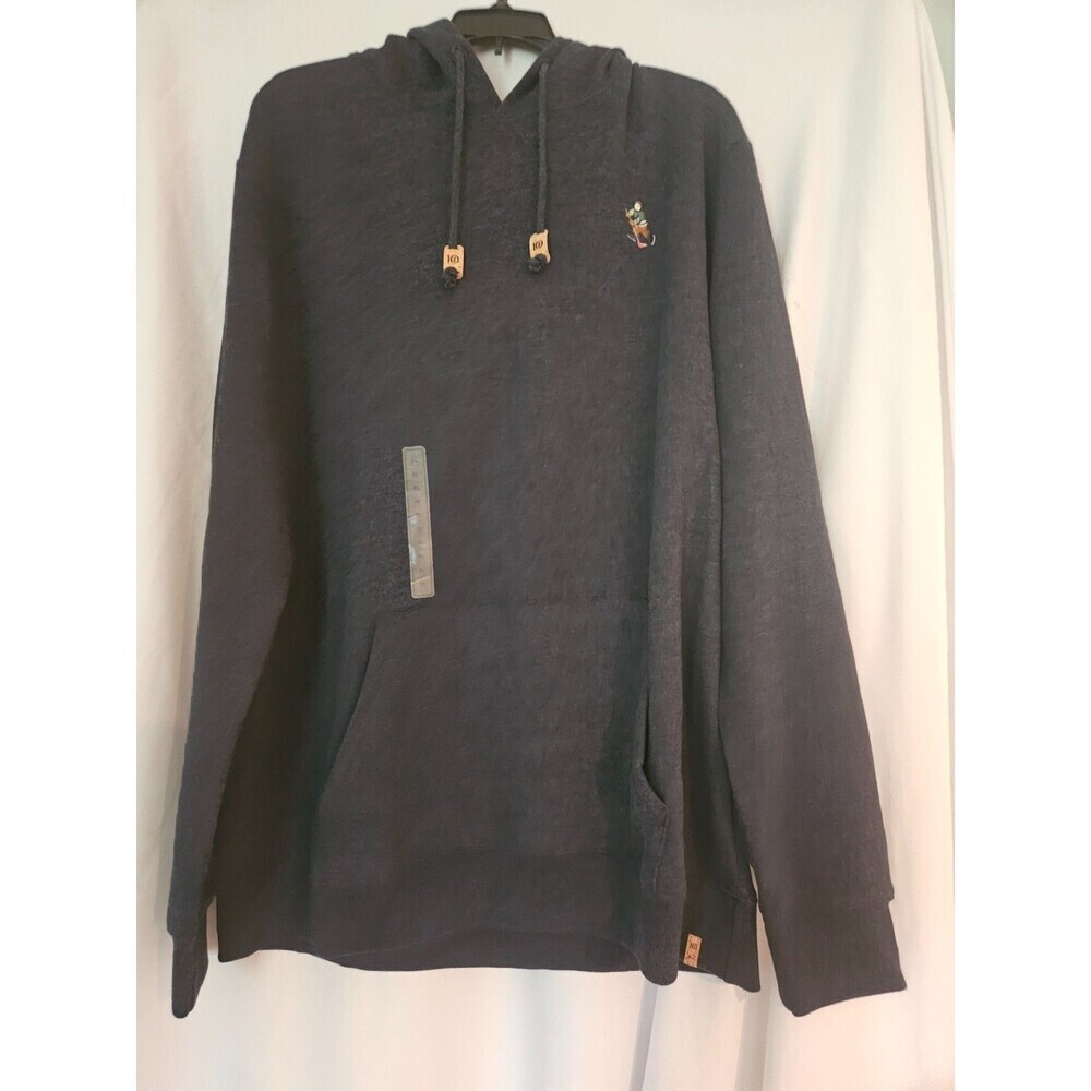 TENTREE WINTER‎ SASQUATCH HOODIE XL- Midnight Black Heather/Hcky - New With Tags